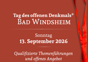 Titelseite Flyer Tag des offenen Denkmals 2026