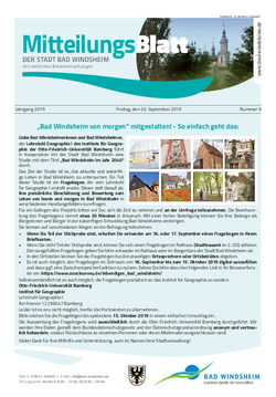 Mitteilungsblatt September 2019